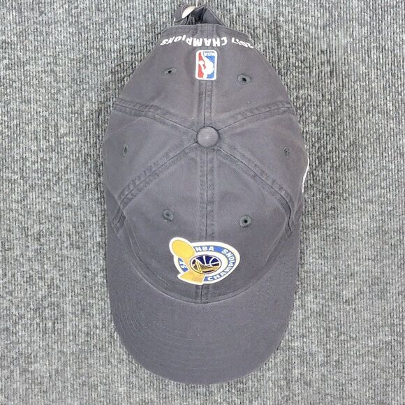 Golden State Warriors Hat Mens Gray 2017 5X NBA Basketball Champions Adidas Cap - Picture 3 of 12